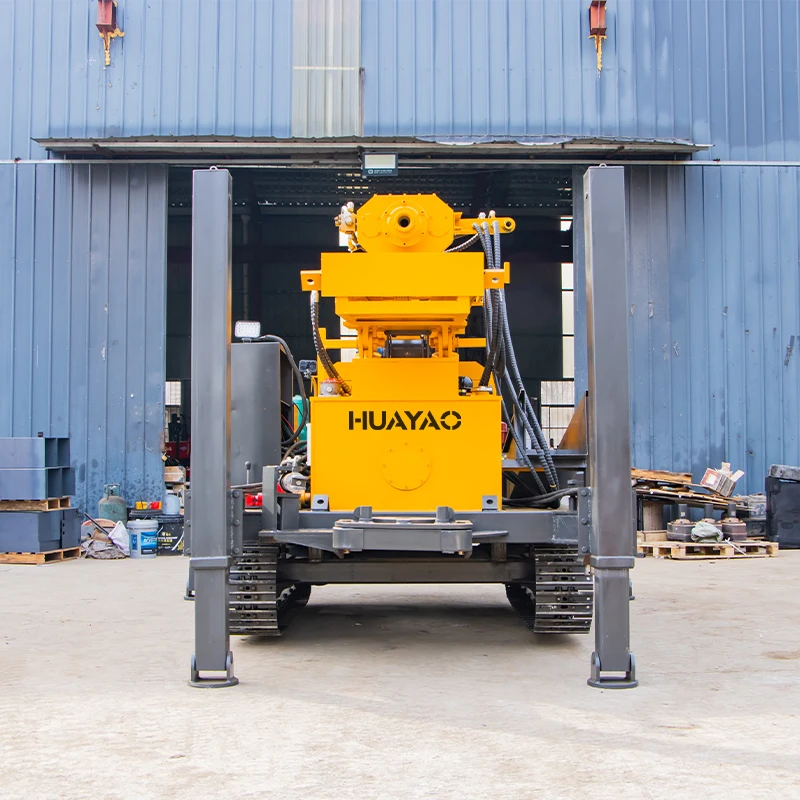 400m 500m deep crawler mounted water well drill rig Water well Crawler portable drilling rig machine