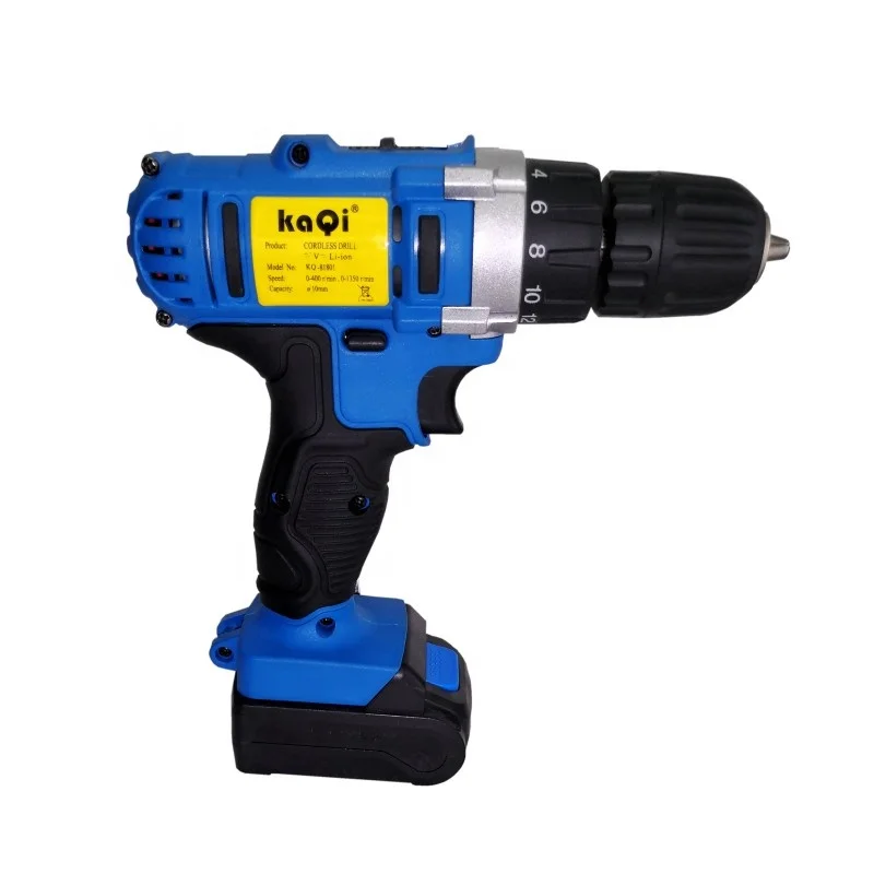 KQ-81202 Cordless drill for metal screwing drill machine 12V portable Lithium battery packs drlling  with CB&CE certification