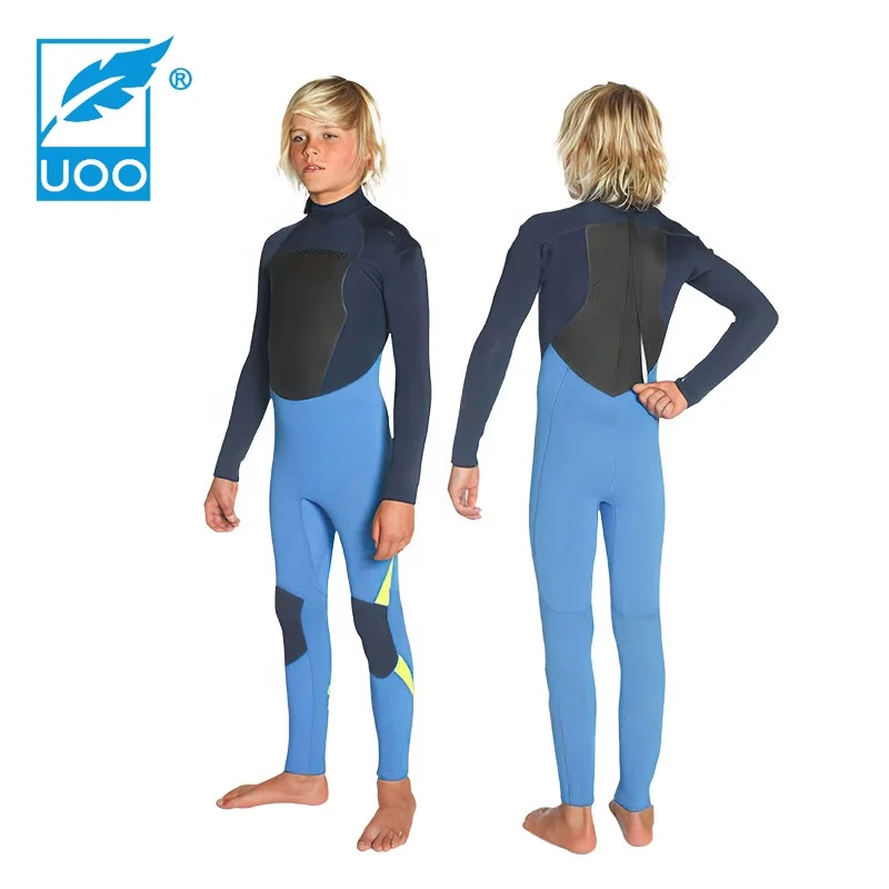 UOO Factory Custom Kids Swimsuit Warm Wetsuit for Boys And Girls Long Sleeve Cold Proof Snorkeling Surfing