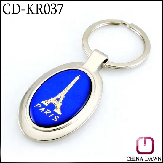Dubai/France/Italy souvenir keychain plain CD-KR040