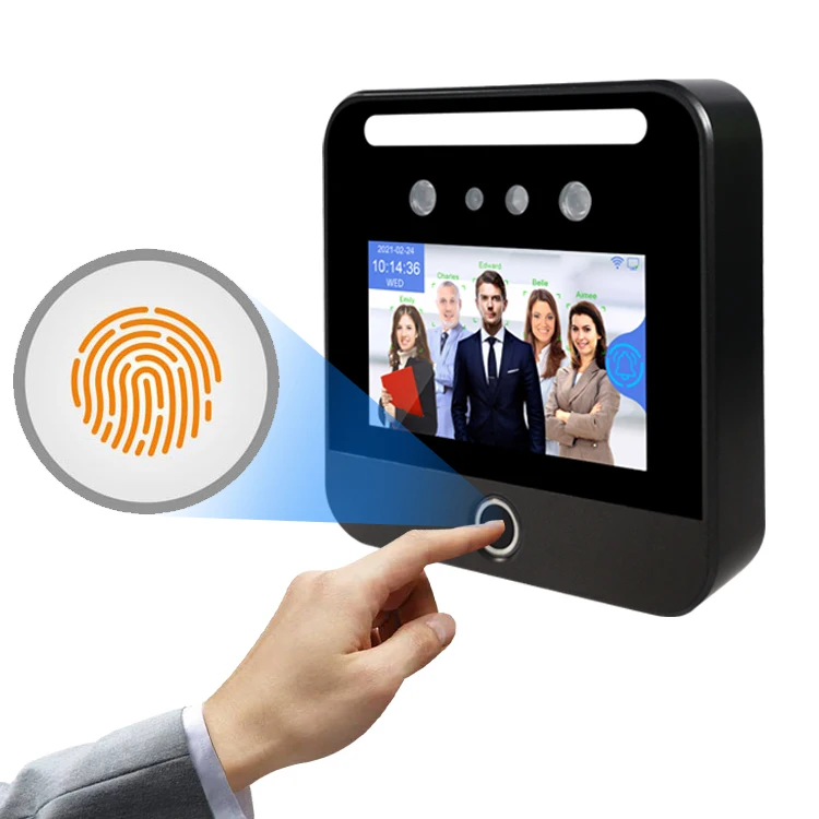 4G GPS Remote Cloud Software Biometric AI Face Recognition Attendance Fingerprint Access Control RFID Card Machine WiFi TCP/IP