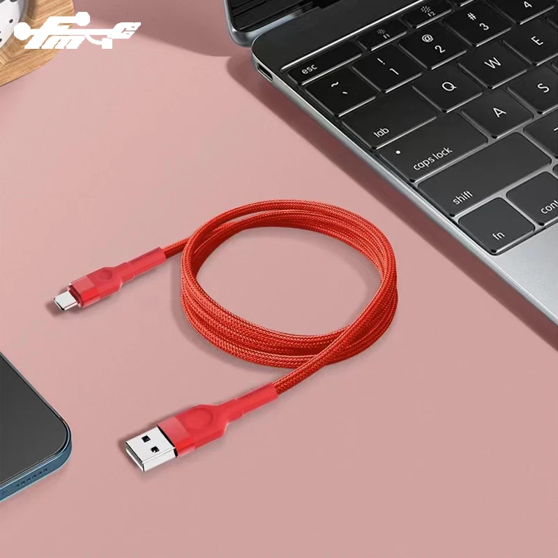 For Lighting Cable cord fast Charging USB Original Connector for iphone metal braided cable