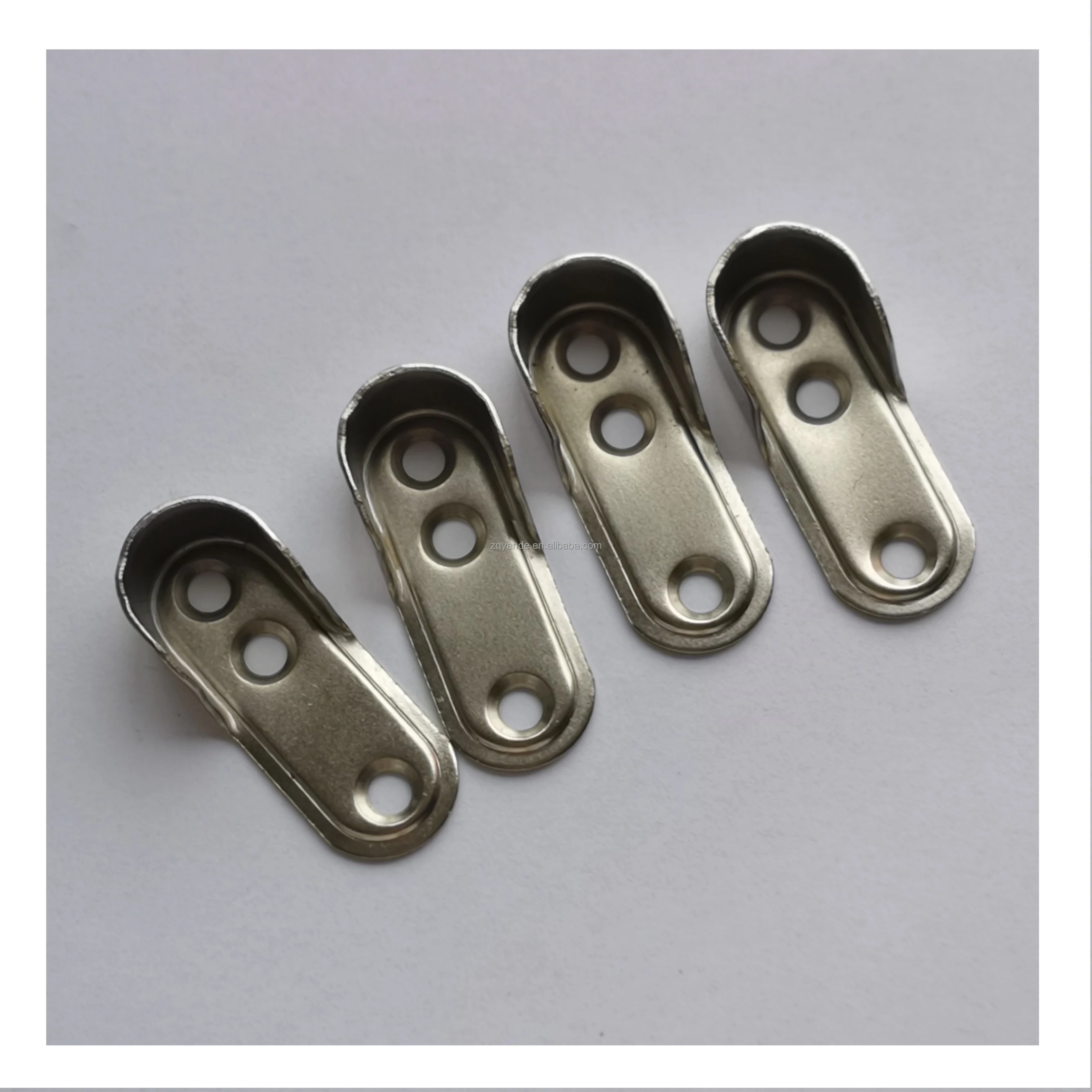 YD 25mm  semicircle Closet Rod Flange Bracket Hanger U Shape Rod Holder with factory price