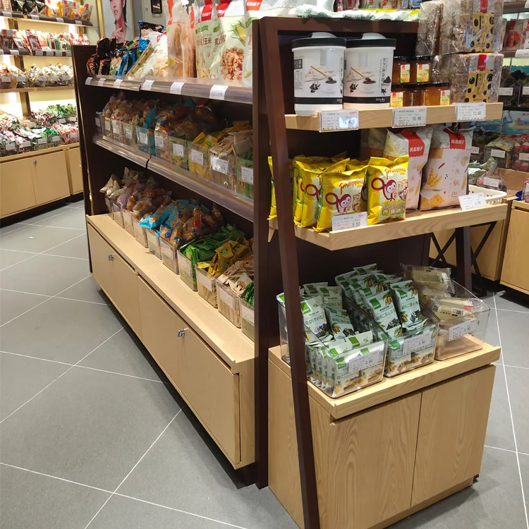 Counter Top Book Shelf Accessories Stainless Steel Center Rack Warehouse Solid Wood Pine Market Supermarket Shelves