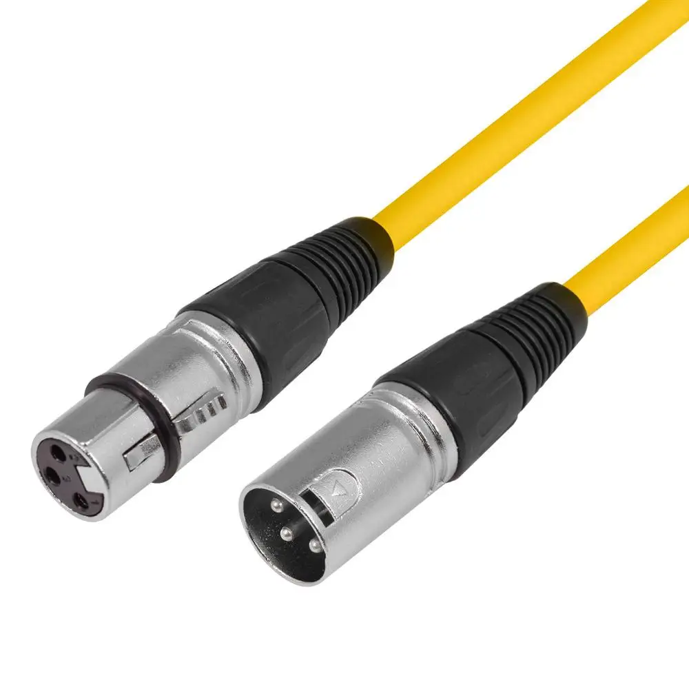Сбалансированный XLR кабель 3 контактный разъем для женщин со змеиным рисунком шнур профессиональный микрофон записи смешивания