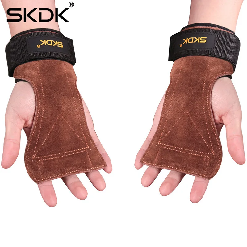 
Cowhide Half Finger Anti Slip Comfortable Breathable Outdoor Weight Lifting Gloves 