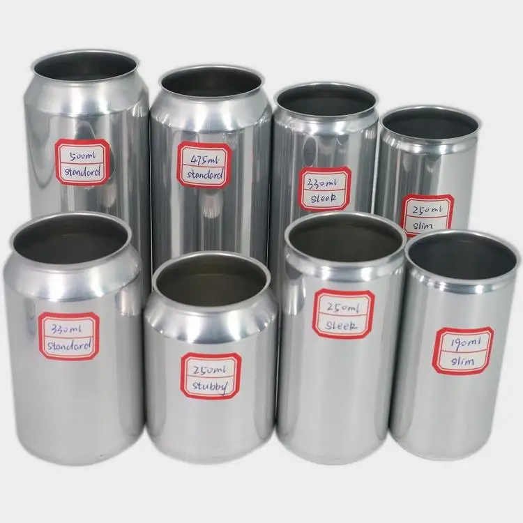 Empty Aluminum Beverage Cans Manufacturer with 200ml-500ml