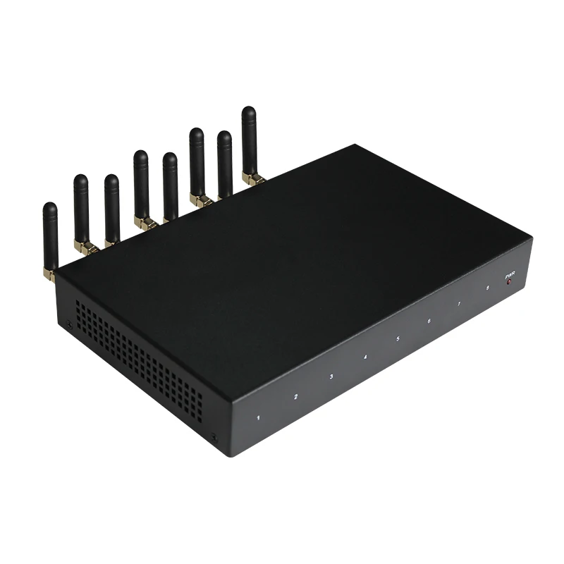 Бесплатное программное обеспечение, 8 портов GSM модем для отправки сообщения и получения поддержка HTTP USSD API