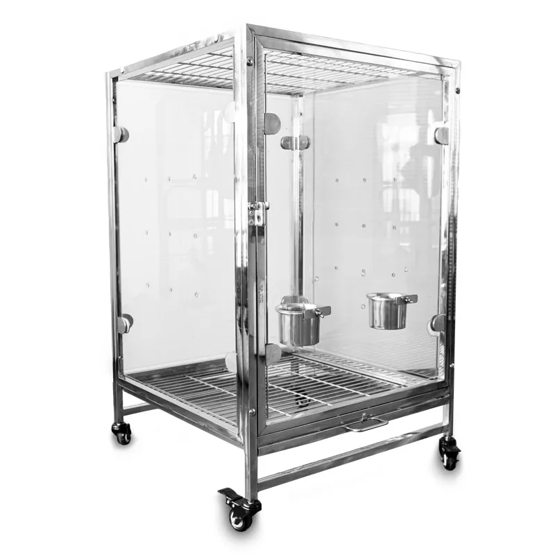 Outdoor indoor acrylic chinese large bird breeding cage for sale cages