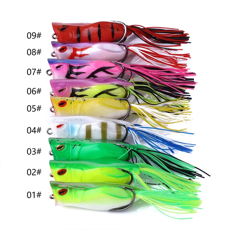 Wholesale All Colour Plastic High Quality Frog Soft Hollow Body Fishing Lure For Black Bass