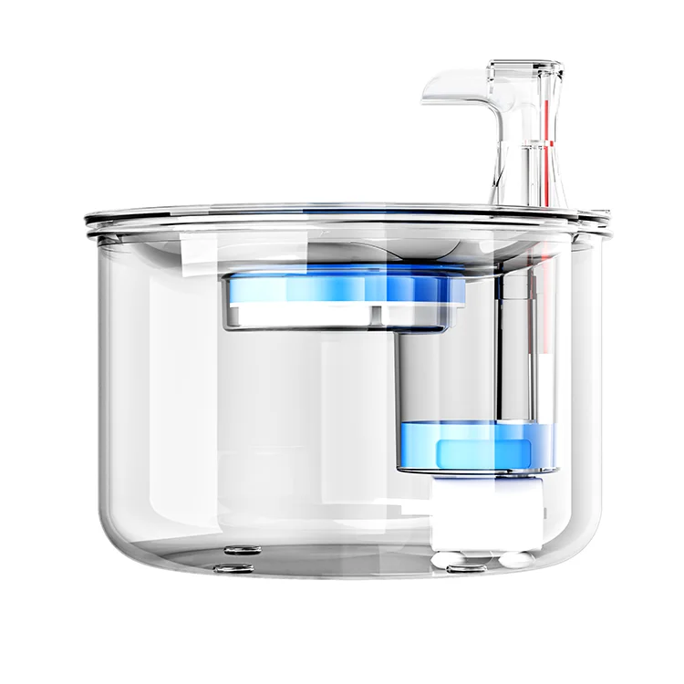 2022 New Design Automatic Dog Cat Water Fountain Stainless Steel Pet Drinking Dispenser