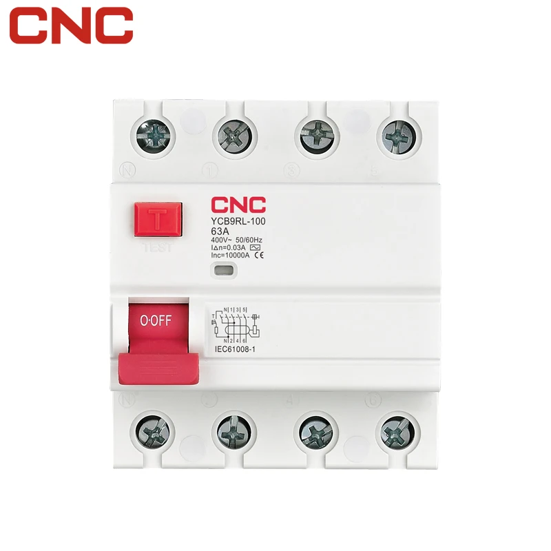  YCB9RL-100 Series RCCB breaker mini electric mcb автоматический