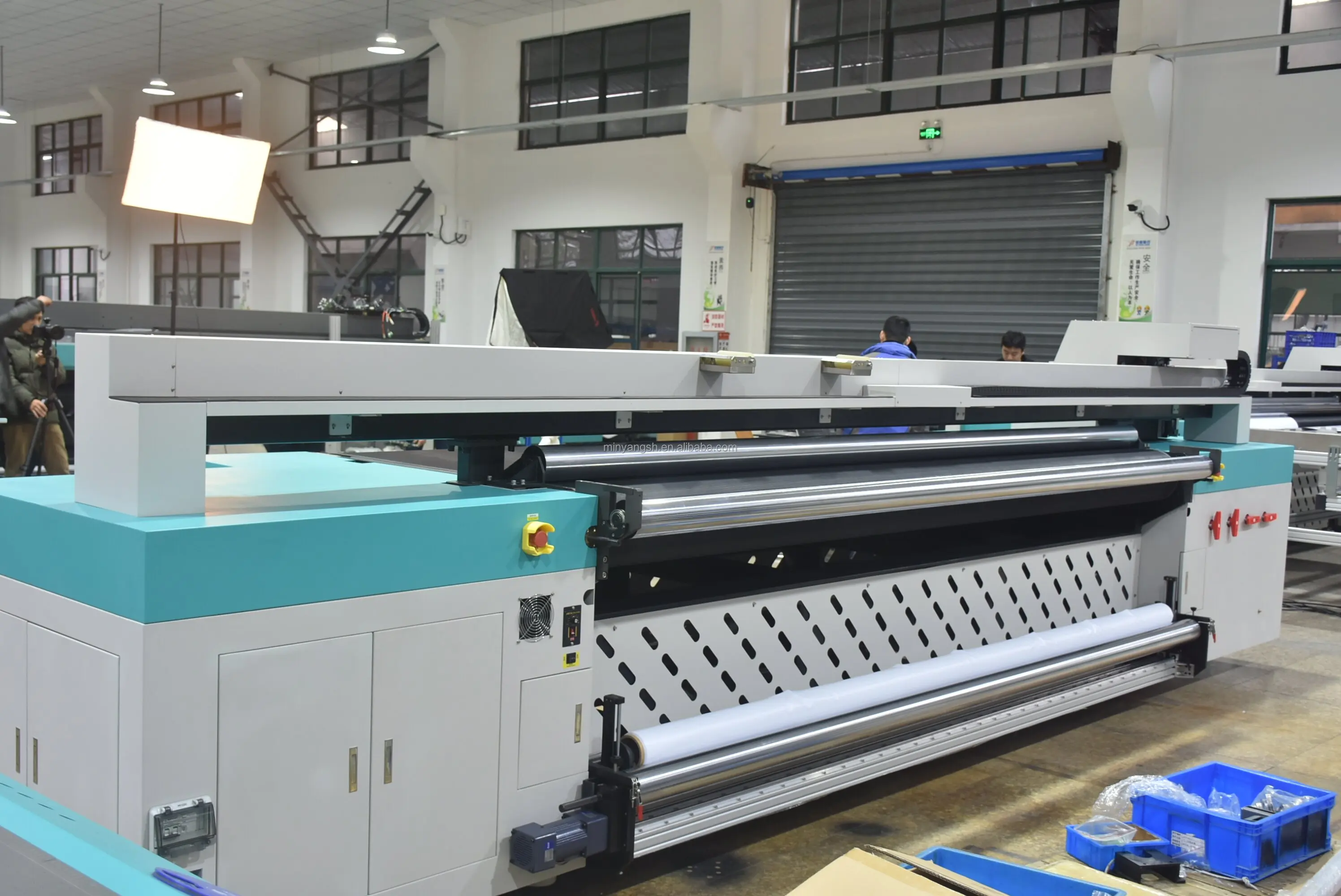 INFINITI FY-UV3500W 3.4M Industrial printer price soft PVC film wall paper leather digital large size UV hybrid digital Printer