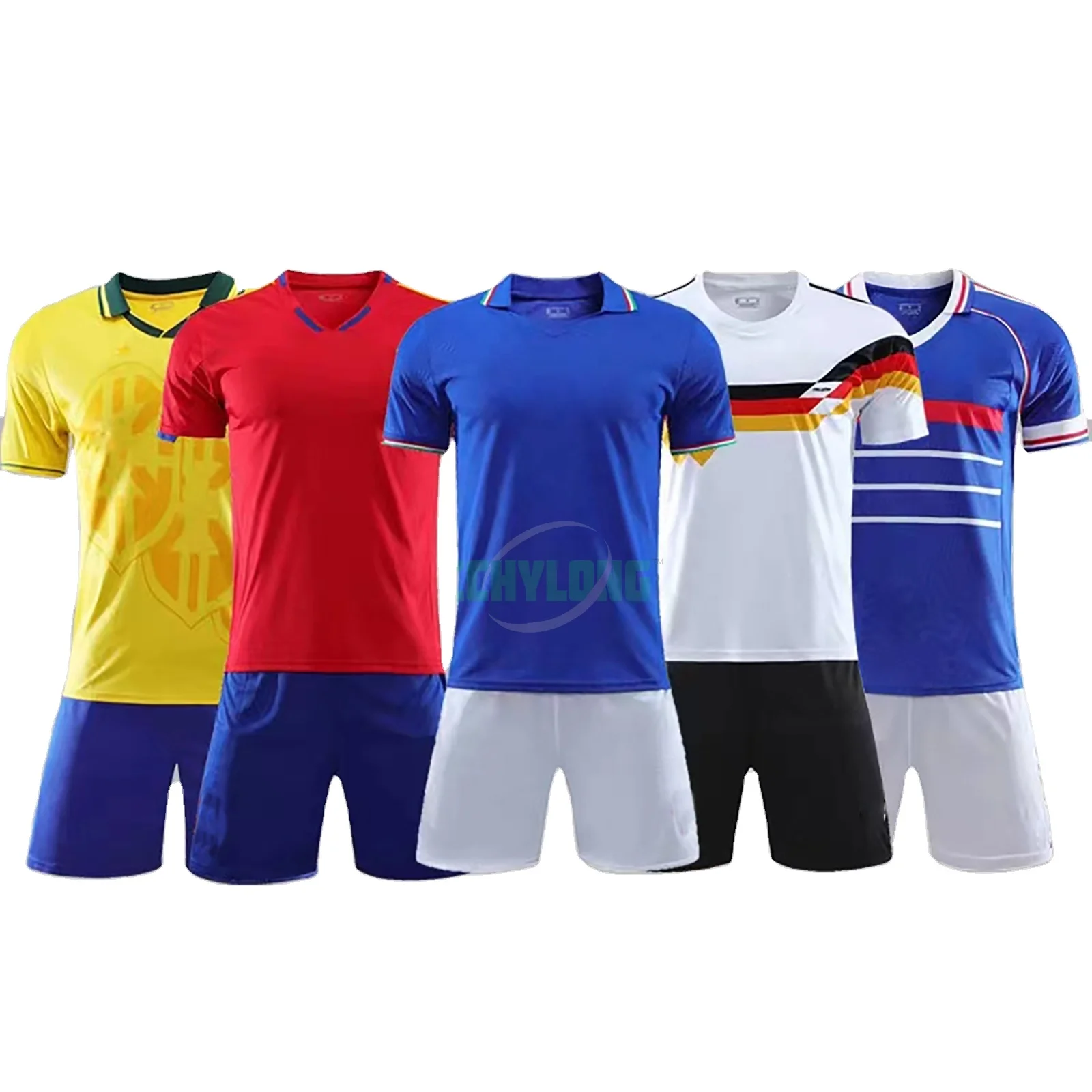 Wholesale 1986 National Team Retro Football Shirt Thailand Vintage Custom Soccer Jersey Contest Wear uniform Kit Sport Wear