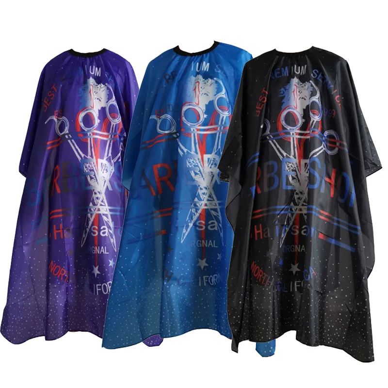Hairdressing Apron Wrap Gown Cool Cutting Hair Waterproof Cloth Salon Barber Cape Hairdressing Hairdresser Apron Haircut Capes