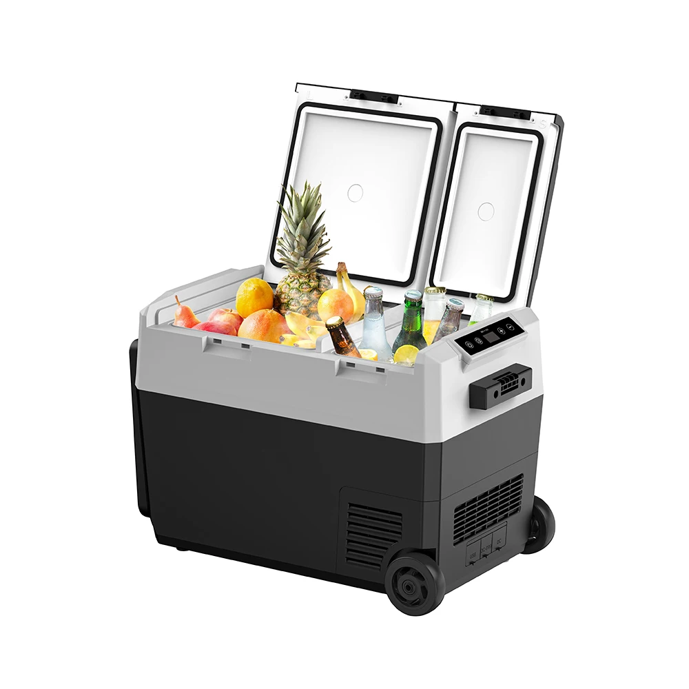 New 12/24v Electronic Camper Refrigerator Caravan Outdoor Camping 32L Car Cooler Boxes Fridge