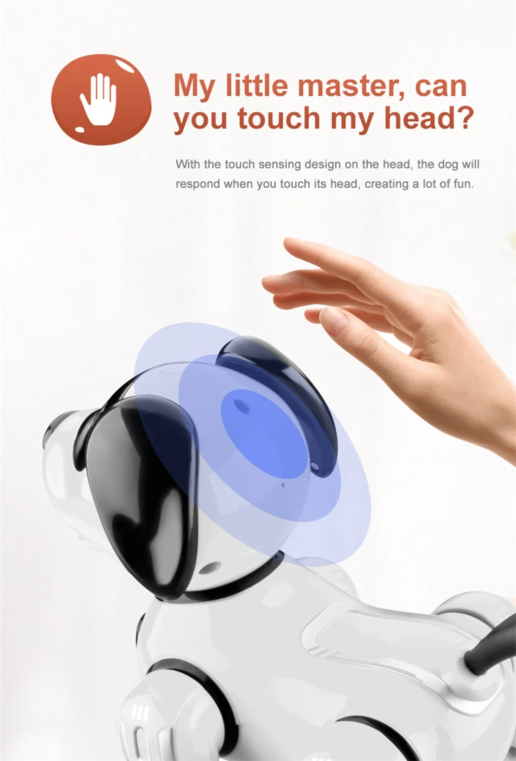 Hot Selling Infrared Smart Remote Control Robot Dog Electric Walking Stunt Dance Performance Smart Dog Robot Toy