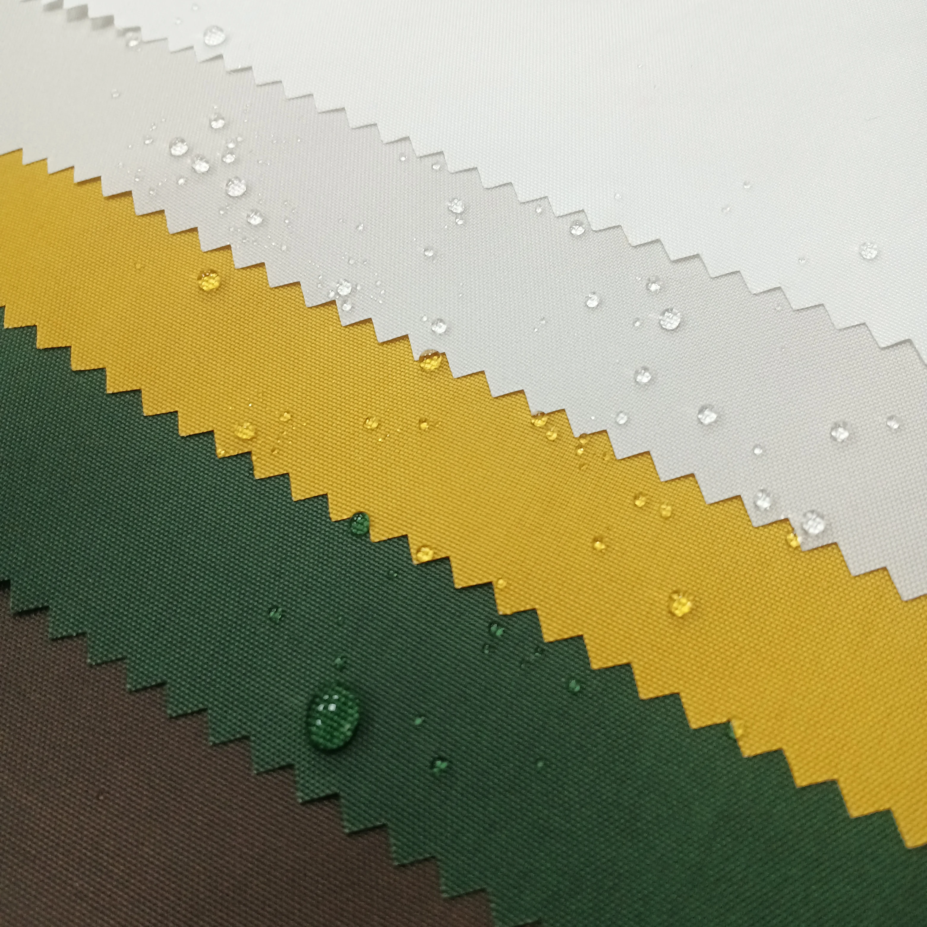 210D nylon oxford coated fabric nylon waterproof colorful fabric for outdoor 100% nylon fabric