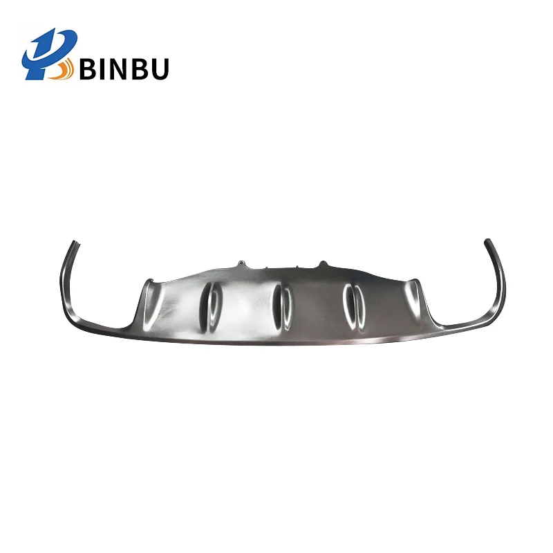 FOR Porsche Macan bumper diffuser Stainless steel guard board Front/ Rear Guard plate 2014-2017