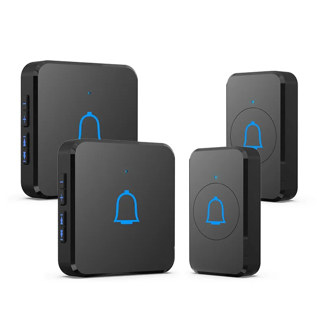 Supply 1000 Feet Range 56 Ring Tone Home Rang Dong Plastic Wireless Smart Doorbell