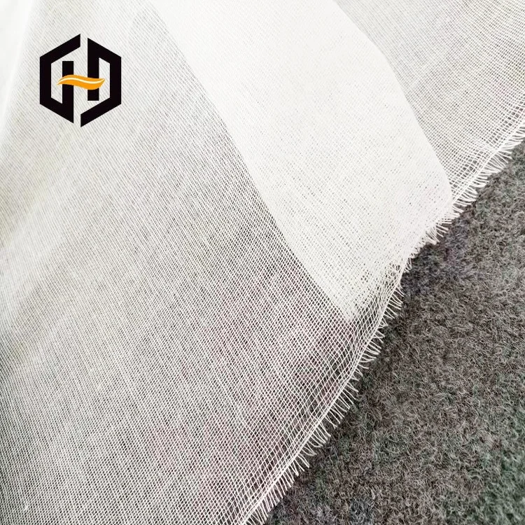 Industrial mesh light weight non-woven warp knit grey fabric using for duct tape