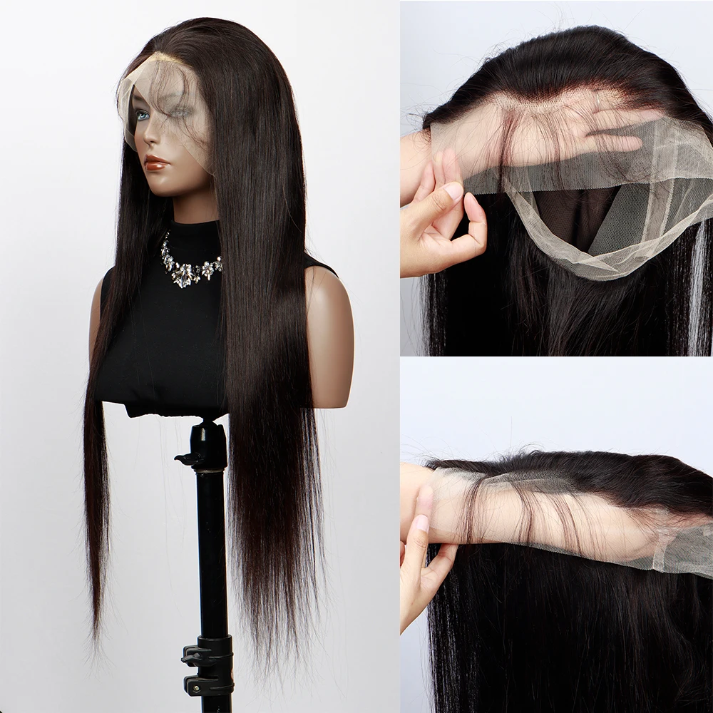150% Density Full Lace Wig Human Hair Vendors 24 Inch 360 Full Lace Front Human Hair Wig Full Frontal Vietnamese Raw Hair Wigs
