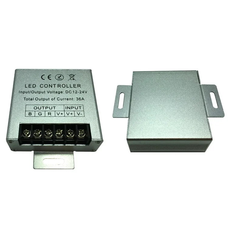 DC12V-24V 36A RF пульт дистанционного управления беспроводной светодиодный диммер переключатель для 5050 2835 Светодиодная лента свет алюминиевый RGB усилитель