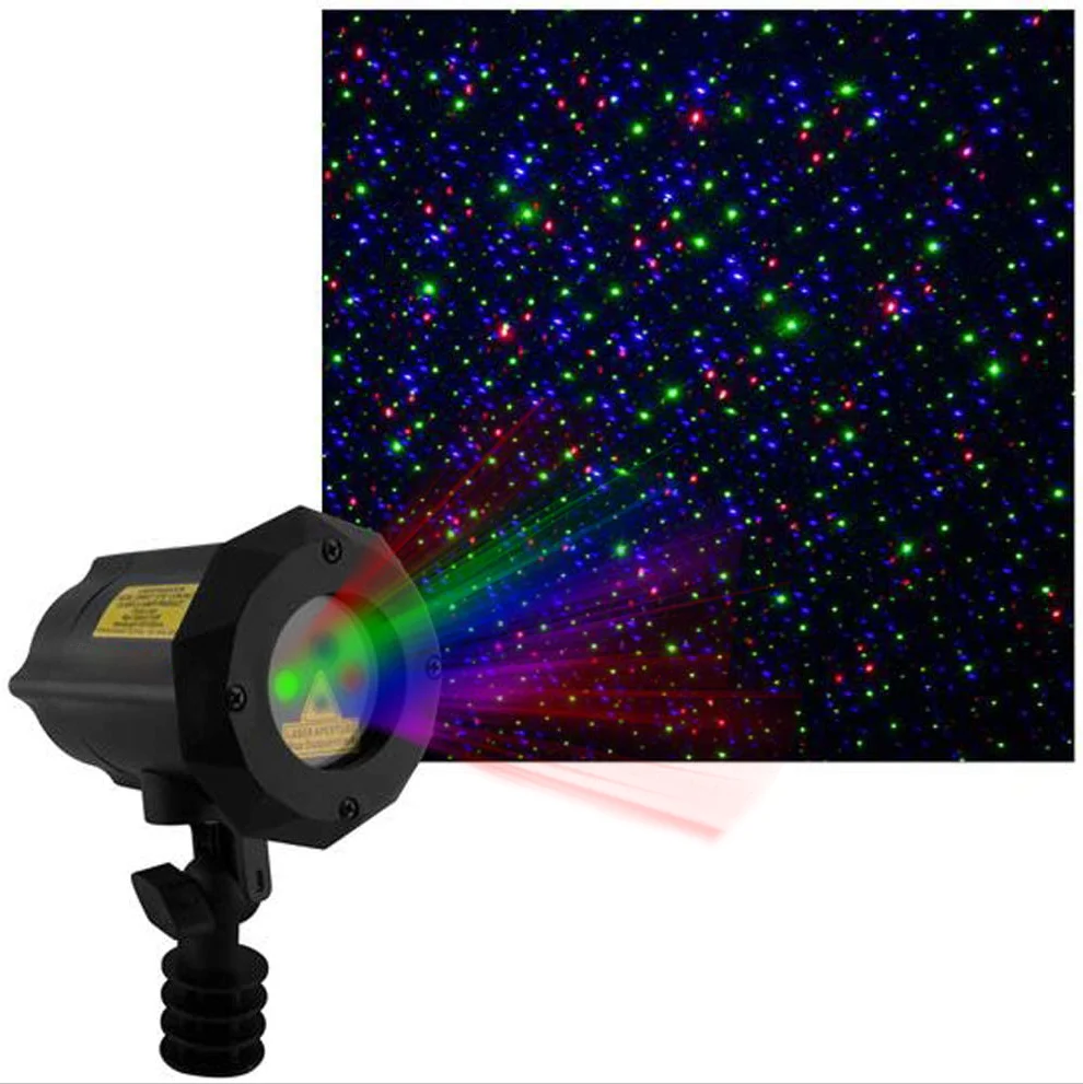 Shenzhan wholesale Outdoor Christmas Light rgb Star moving light Shower tree projector decoration X-33P-B
