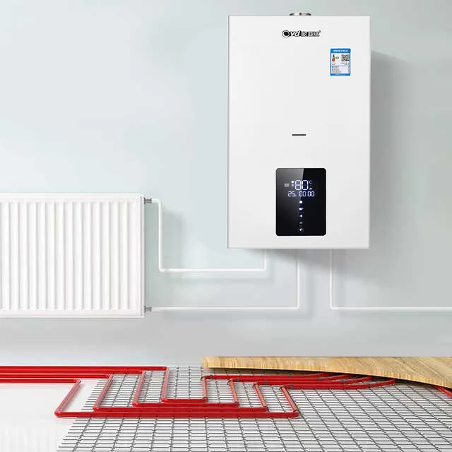 Factory supply 28kw hot water combi boiler central heating wall mounted free spare parts gas boiler