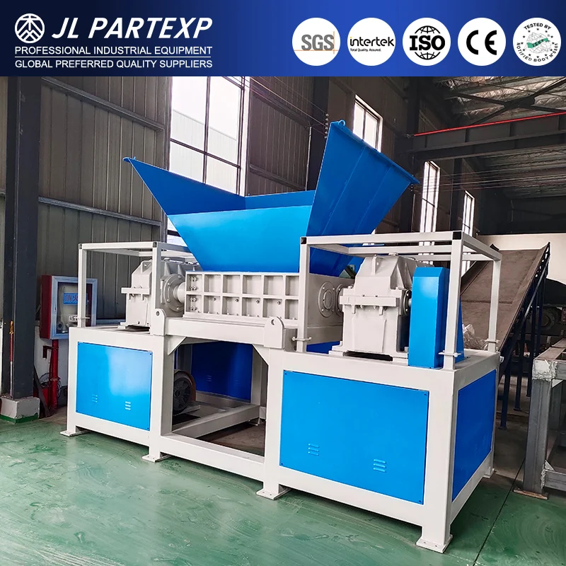 Double Shaft Polypropylene Pet/Rice/Paper/Goods Plastic Strapping Tape Crusher Shredder Machine