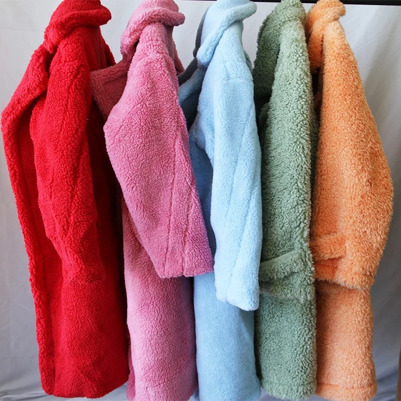 
The Latest Women Teddy Coat Women Trench Faux Fur Long Coat 