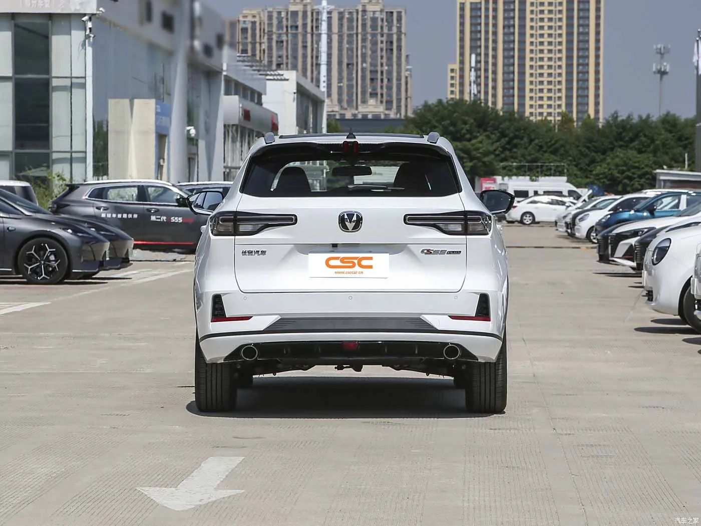 2024 Changan CS55 Plus третьего поколения новый 1 5 T DCT AWD внедорожник 5-дверный 5-местный турбомотор 7DCT газовый автомобиль слева
