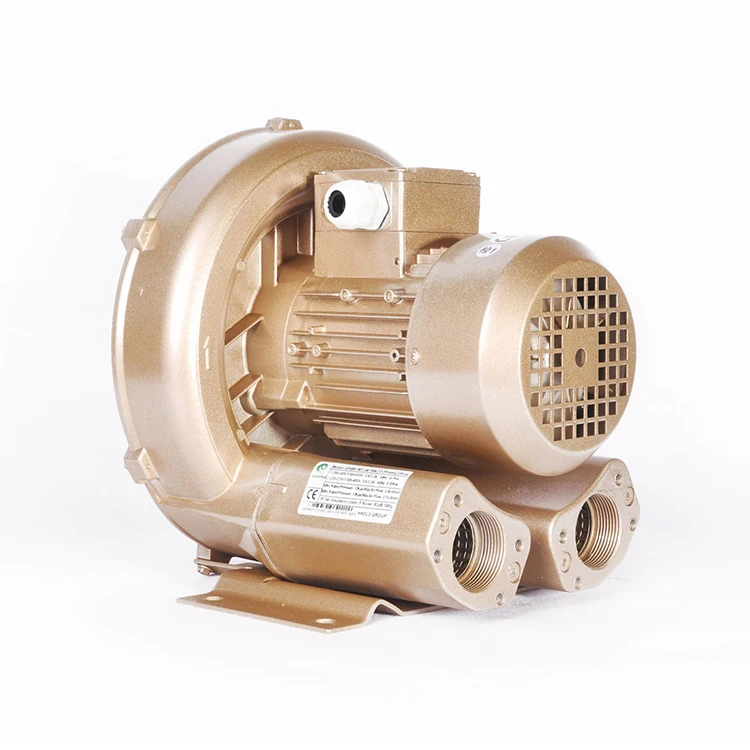 1hp 0.7kw high airflow high pressure ring air blower for biofloc