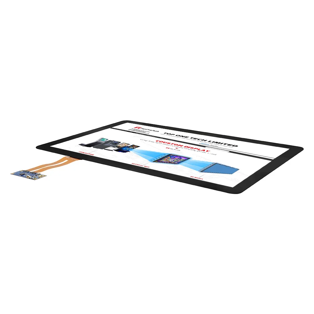 
TopOneTech Custom Touch Screen Capacitive Open frame embedded application monitor display panel tactil moniteur ecran tactile 