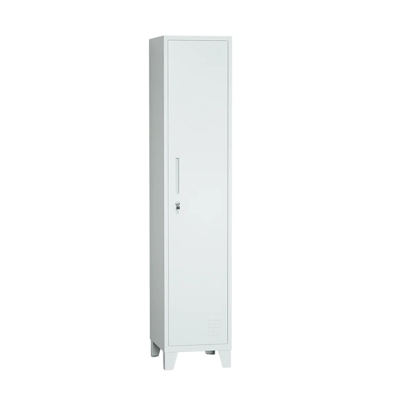 Metal locker vertical 1 door cupboard for clothes classifiable single door steel locker cabinets Metal Closet,gym,workshop,