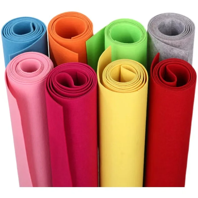 Industrial 100% Wool Felt Sheets Rolls Woven Anti-Static Plain Plaids for Lining & Home Textile Use Dyed Yarn Type