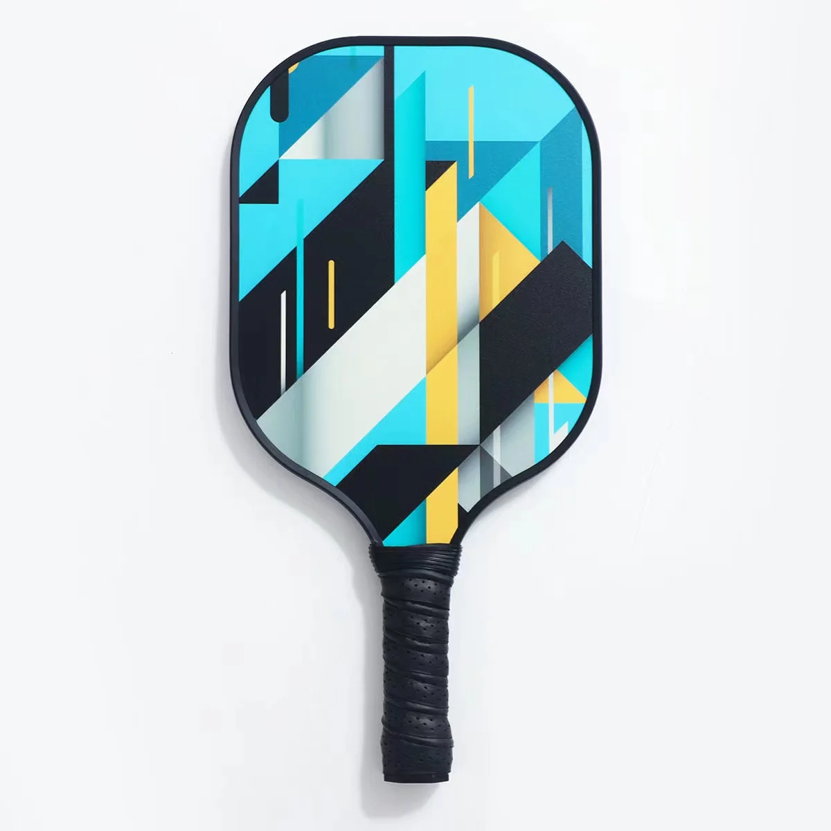 High Quality UV Printed Glass Carbon Fiber Polypropylene Honeycomb Racket Suit with Pickleball Racket