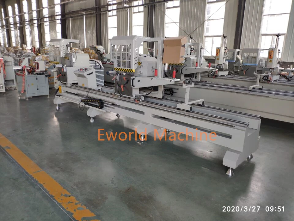 Aluminum Double Head Cutting Saw 450-3700mm automatic cutting saw for aluminum and pvc window and door frame with digital play