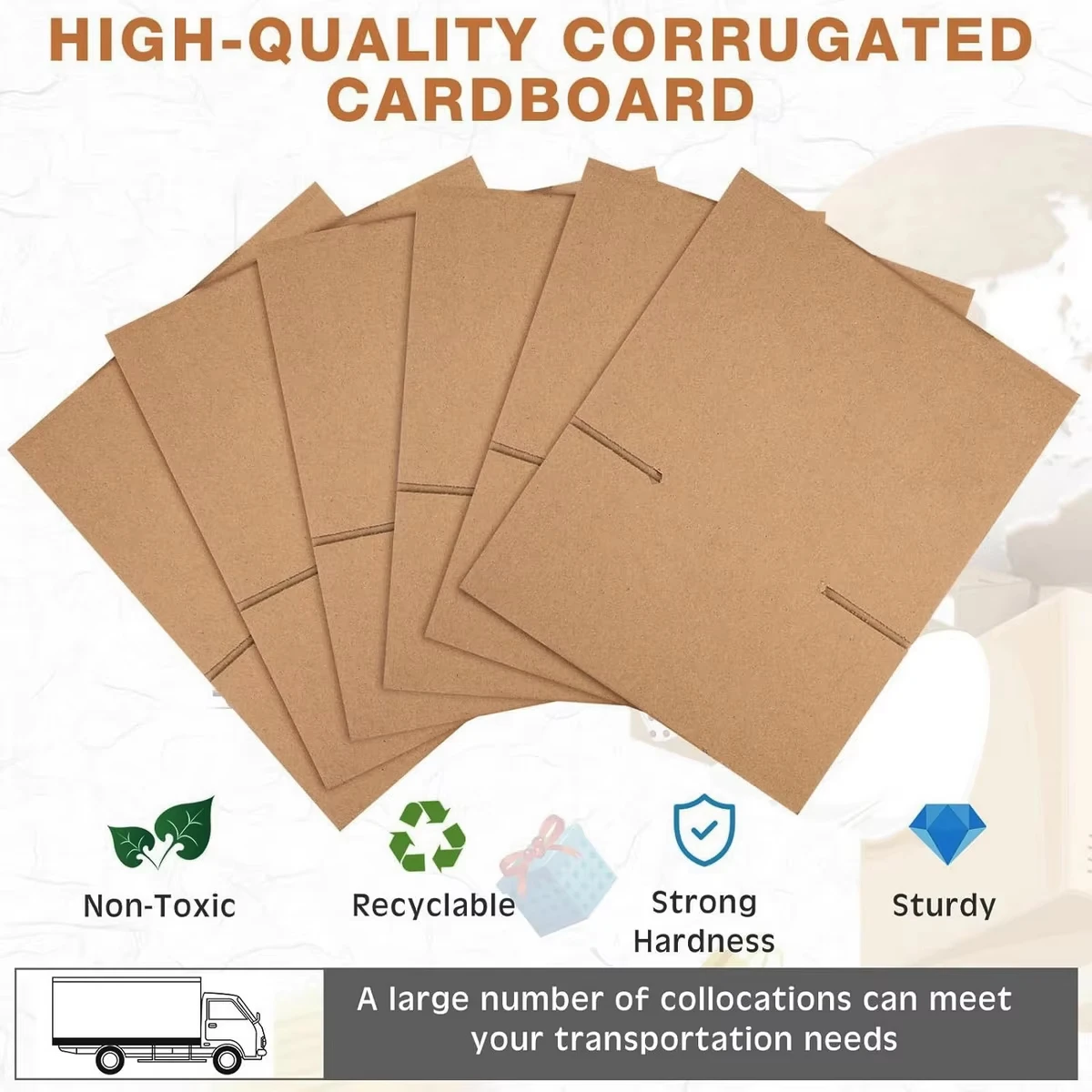 wholesale shipping boxes die cut plain cardboard boxes carton parcel courier box kraft postal for cargo delivery