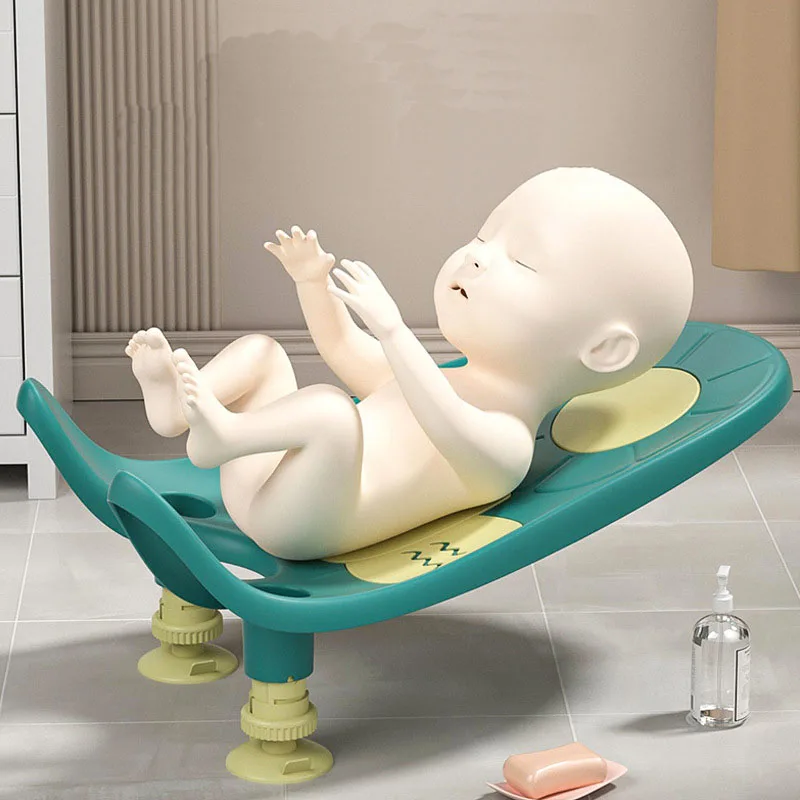 Newborn Baby Essentials Baby Bath with Soft Headrest Support for Infant Toddler Bath Seat Bath Accessories