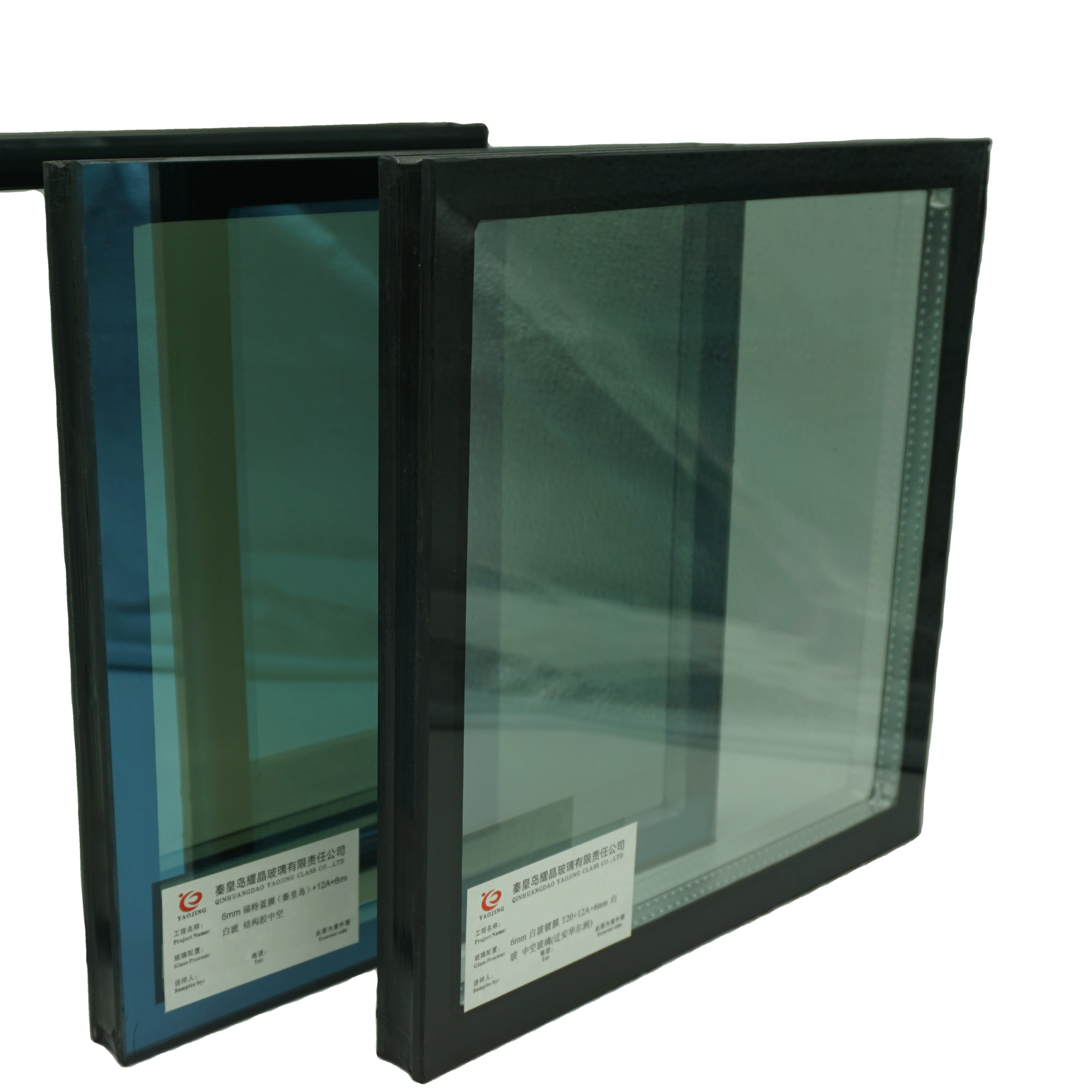 Double Layer Glass For Tempered Insulated Glass Panel Doors In Insulated Exterior Walls Of Insulated Buildings And Greenhouses