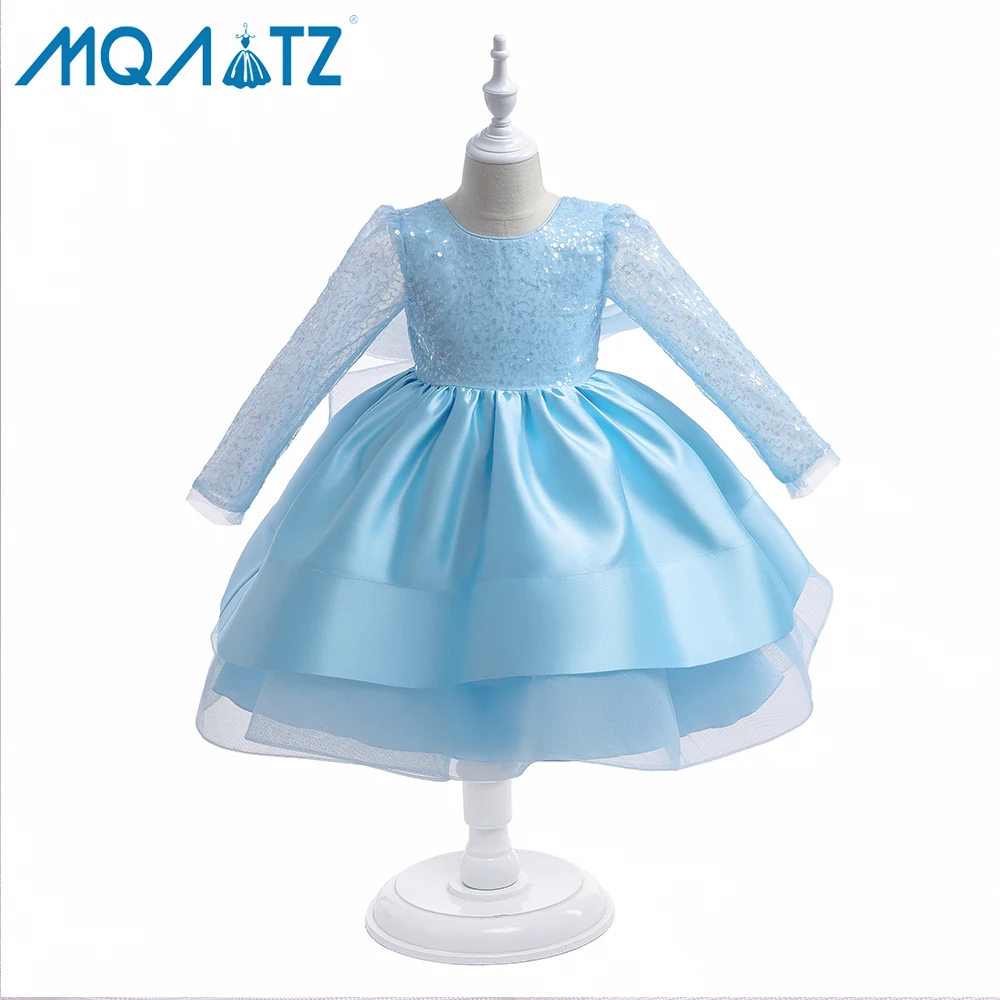 Kids Dresses for Girls Christmas Party Sequins Teen 10 12 14 Years Children wer Wedding Gown Princess Dress Girl Clothes
