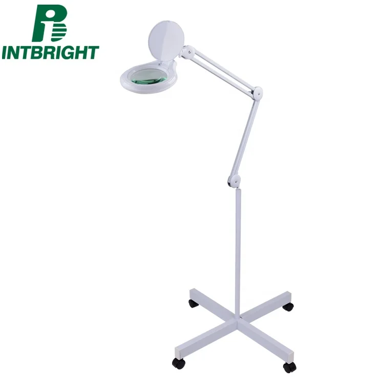 factory customized floor lamp magnifying glass with led light used spa equipment