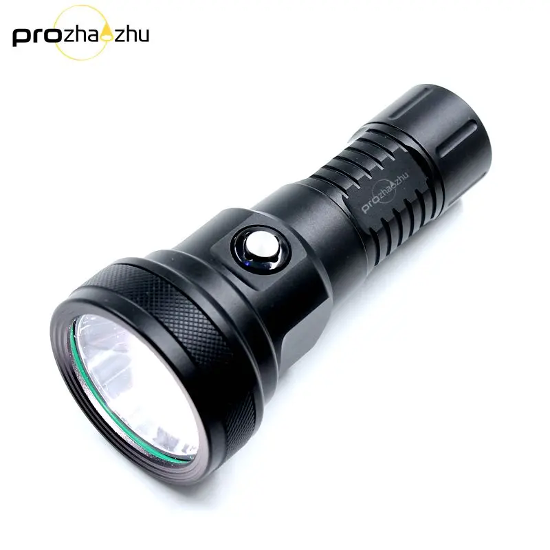 Super Bright Waterproof Flashlight IP68 100M SFT40 2500 Lumen 26650 Handheld Backup Underwater Scuba Diving Light