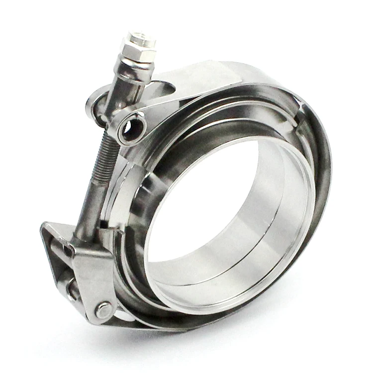 Customized Automotive Exhaust Pipe Clamp Kits Stainless Steel V Band Clamps