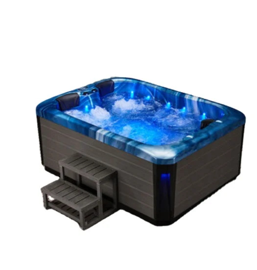 5 person  massage bathtub outdoor swim spa whirlpool hot tub plastic