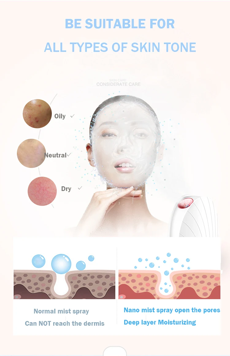 shrinking pores aligator skin electric home spa machine