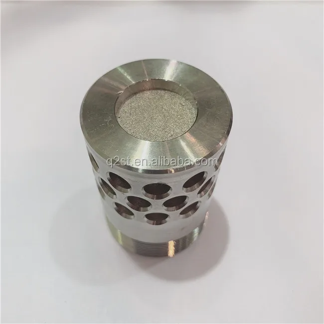 Sintered porous SS316L stainless steel CO2 carbon dioxide gas sensor housing