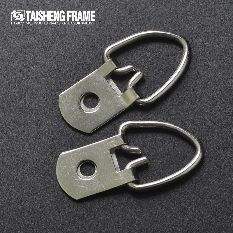 TS-K021 Metal picture frame hanger 200PCS Mirror hanging hook with screw frame accessories