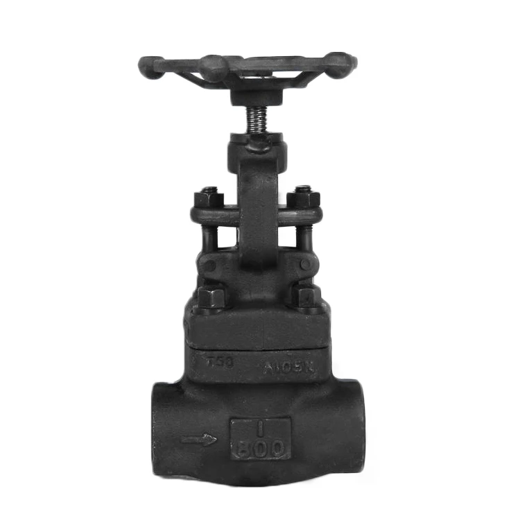 API 602 800lb 1500lb 2500lb Outside Screw Yoke Forged Steel Gate Valve With Wheel Handle